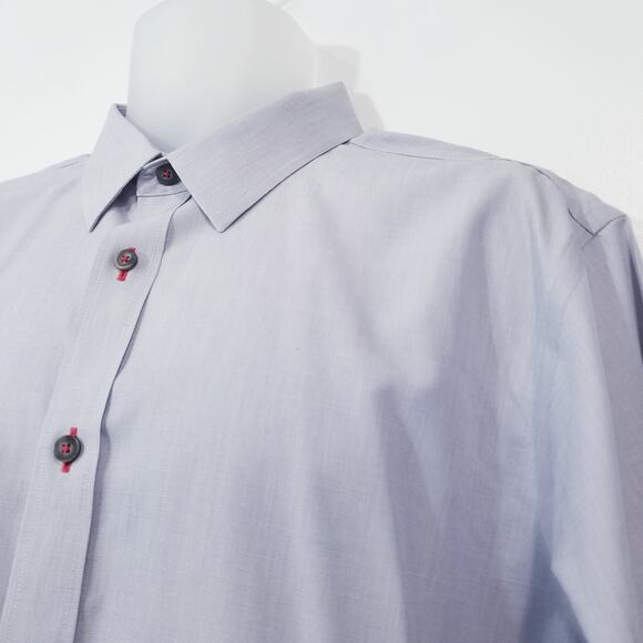 Untuckit Gray Collared Button Down Shirts Long Sleeves - Picture 4 of 11